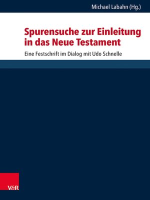 cover image of Spurensuche zur Einleitung in das Neue Testament